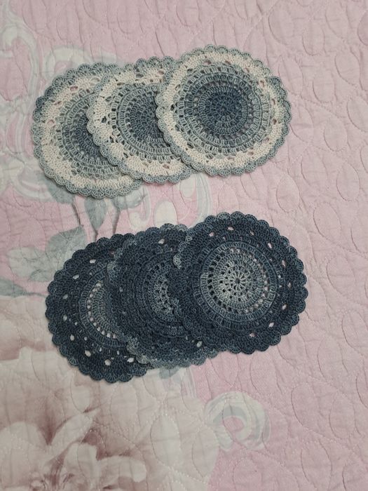 Вязаные салфетки