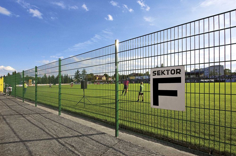 Panou gard 2D dublu fir 6/5/6 verde RAL 6005, Panou fir dublu h=1630mm