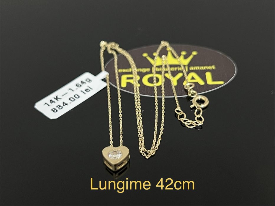 Bijuteria Royal CB : Lănțișor damă aur nou 14k 1,64gr