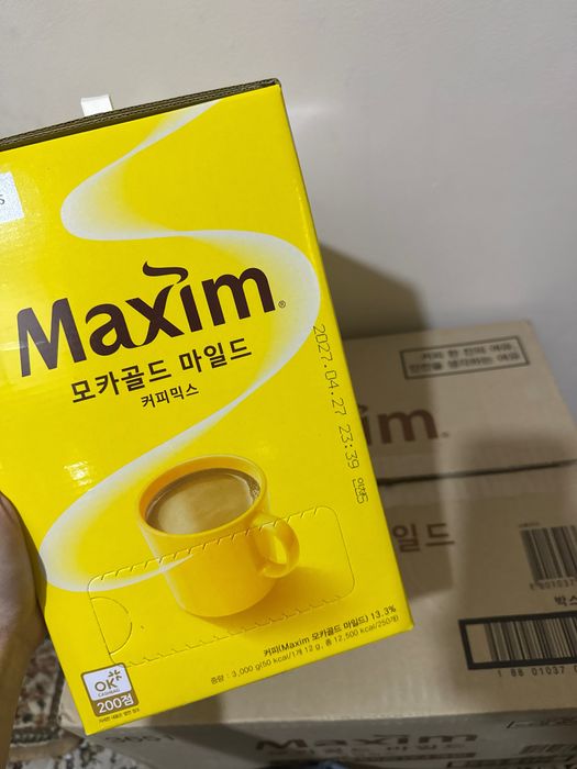 Корейский кофе 3 в 1 • Maxim Mocha Gold Mild • coffee mix