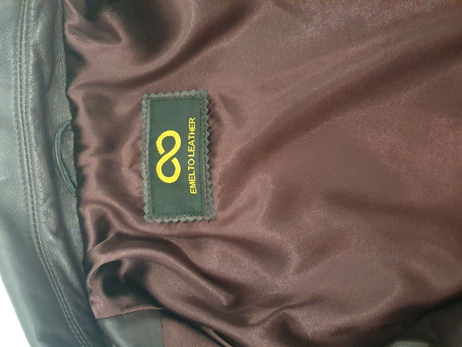 Косуха цвет бордо, кожанная