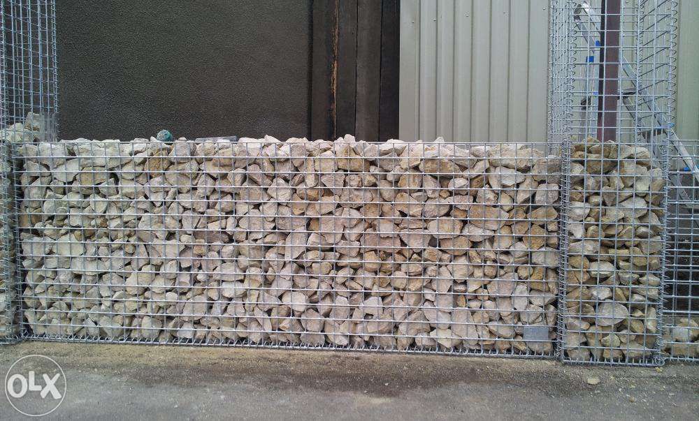 Gard din gabion , gabioane