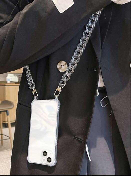 Husa telefon cu snur/lant iphone 13 pro max