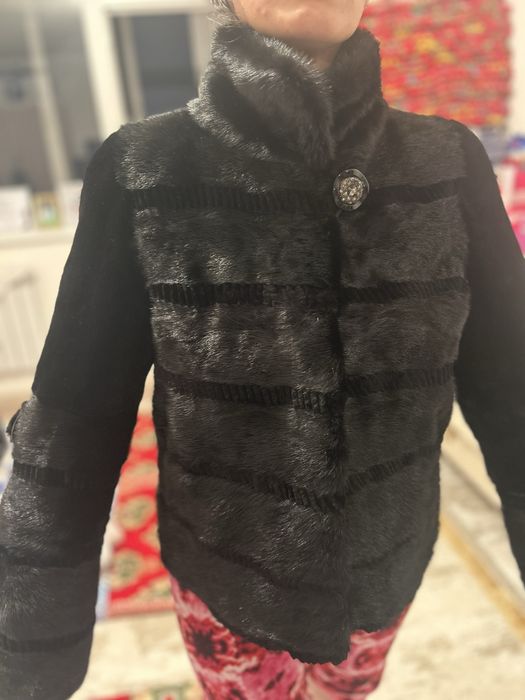 шуба стойка воротник