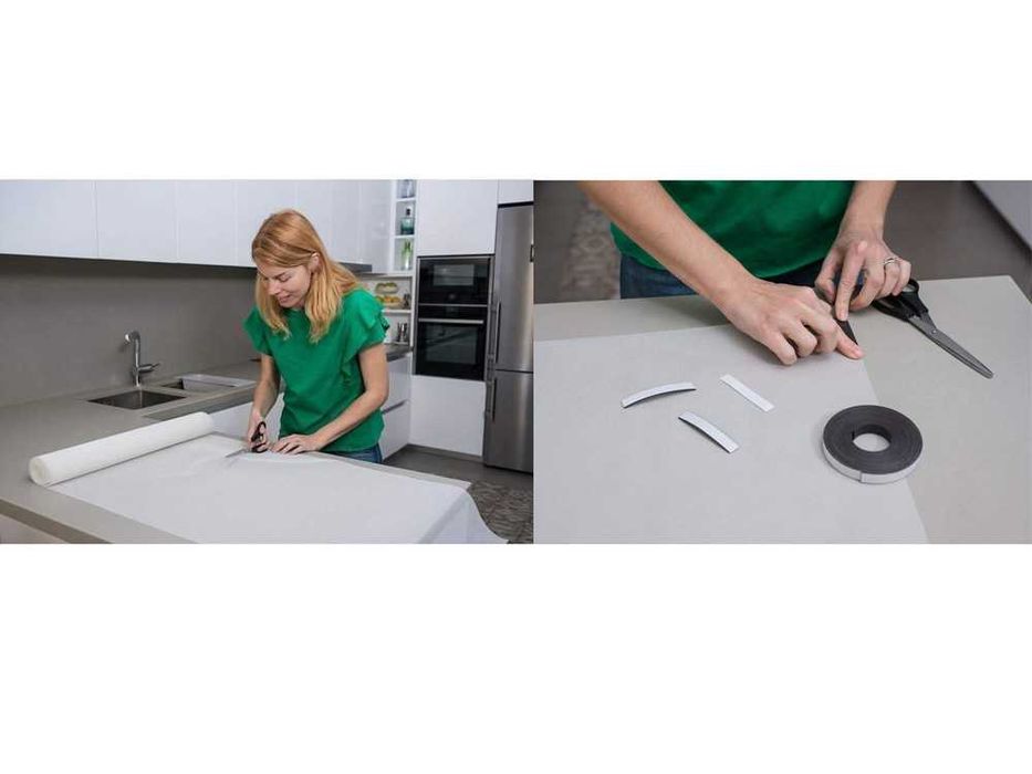Plasa tantari fereastra cu banda magnetica 150x180 cm anti-insecte alb