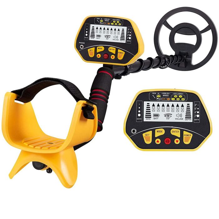 Detector de metale cu ecran LCD, diametru sonda 8", functie DISC,