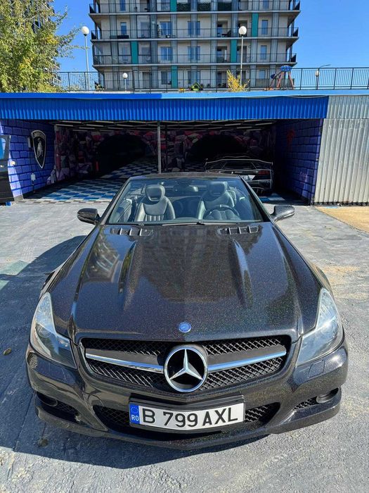 Mercedes SL / volan CUSTOM / Subwoofer / navigatie / evacuare  clapeta