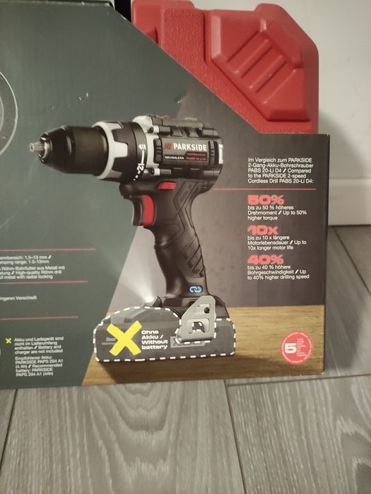 Bormasina 20 V Parkside Performance pe acumulator