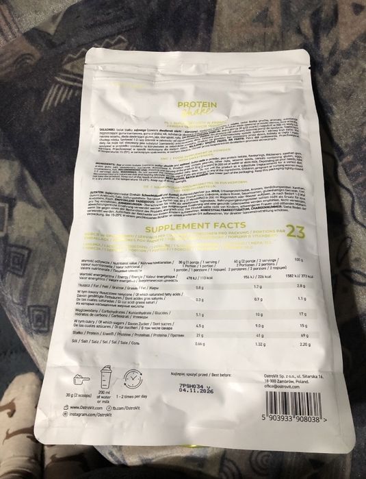 Ostrovit Shake Proteic cu aroma de vanilie 700g