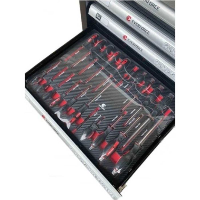 Шкаф с инструменти EverForce със 7 пълни чекмеджета