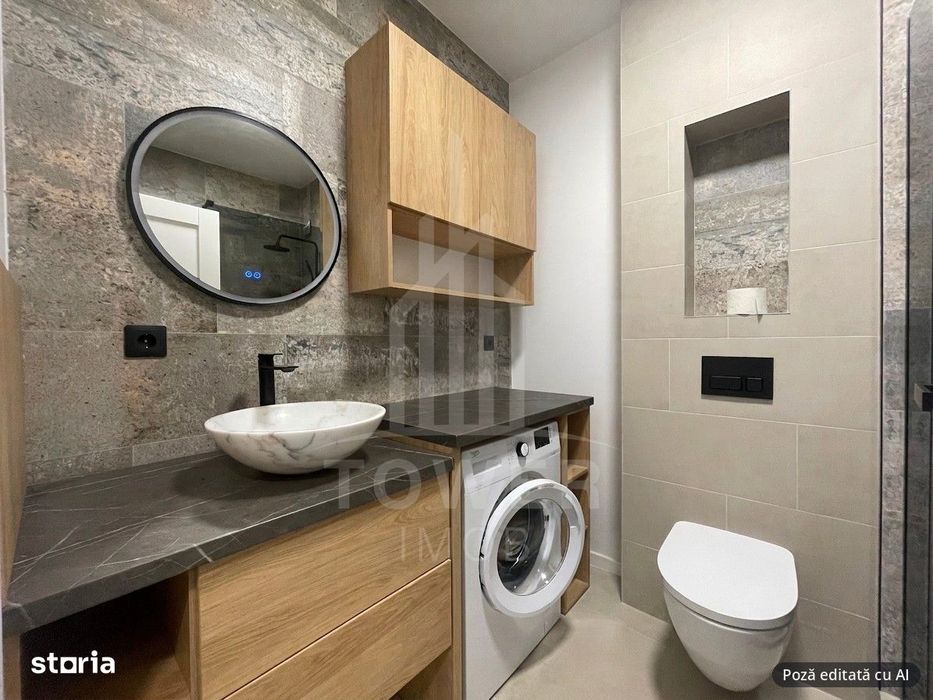 Apartament 2 camere decomandat,et 1-55mp,mobilat,6mp balcon,zona Brana