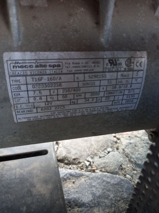 Generator curent 7.5kw motor Honda