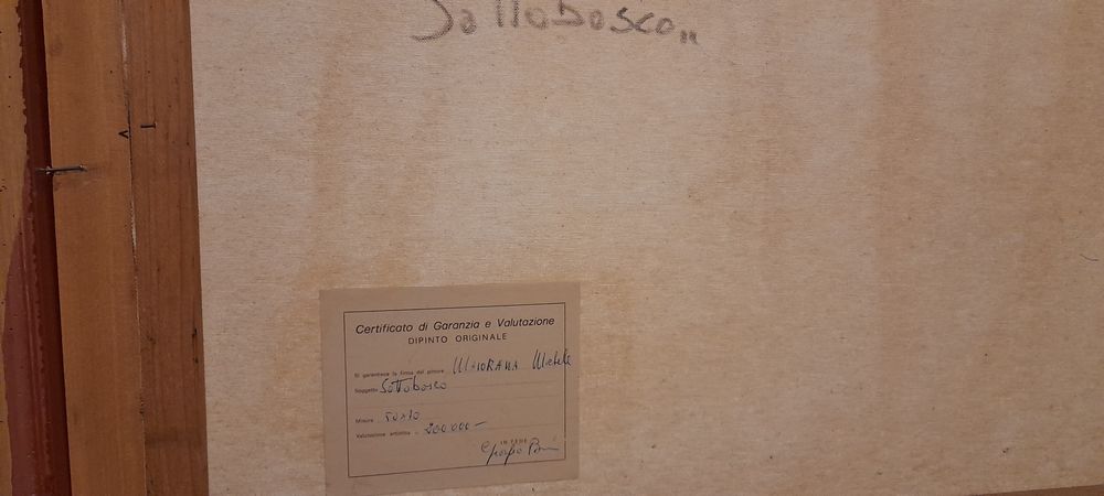 Стара картина Maiorana Michelle,SOTTOBOSCO,,