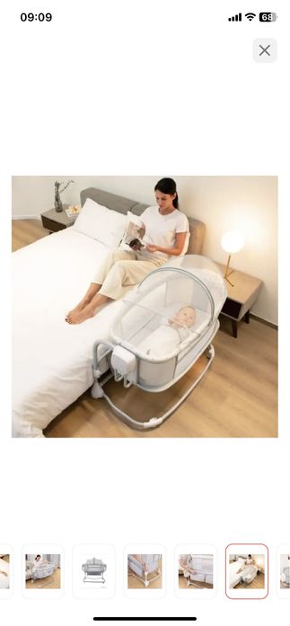 Манеж колыбель маятниковый механизм