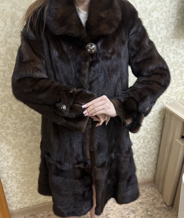 Женская шуба норка