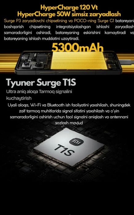 POCO F7 ULTRA 16/512 650$