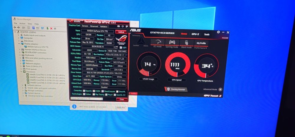 Placa video ASUS GTX 770 DirectCU II OC 2GB GDDR5 256-bit la 150 ron