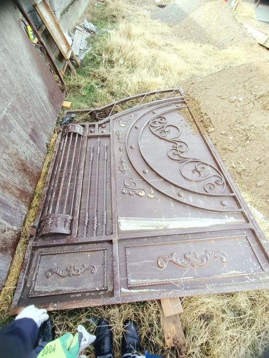 Ворота новые без калитки