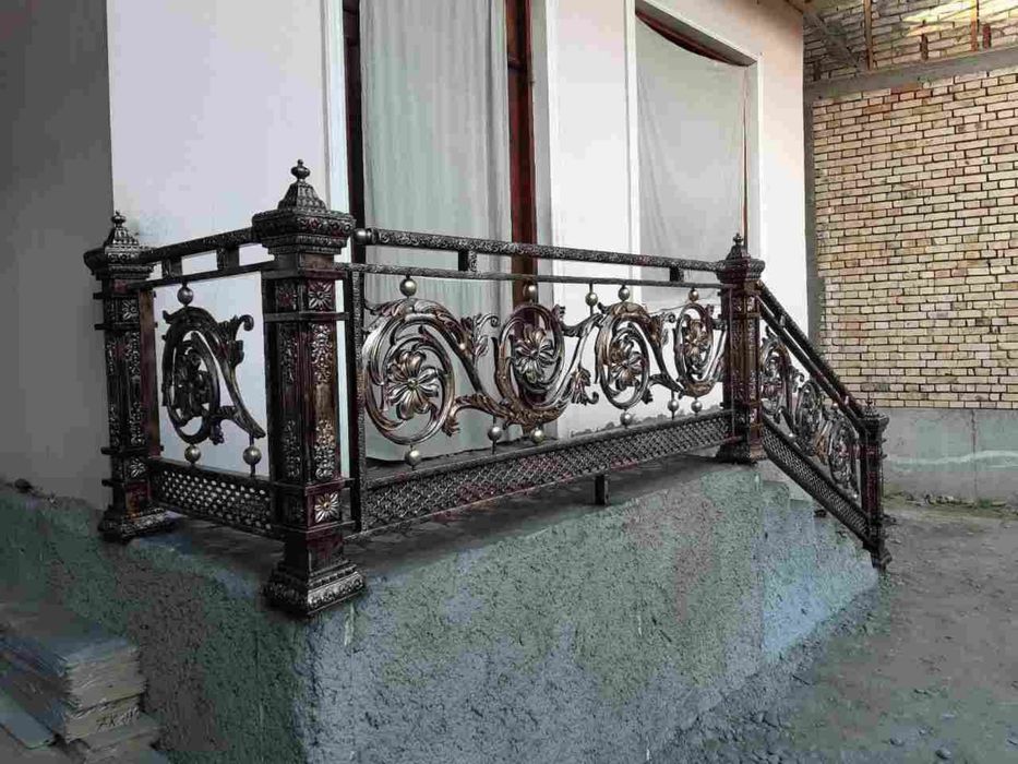 Temir darvoza eshik perilla zina naves kocha ograjdeniya uzb boylab