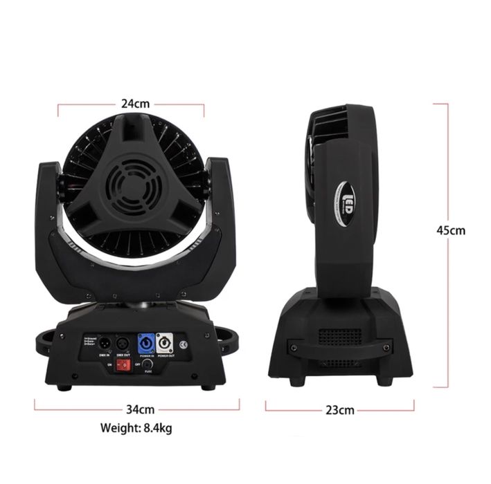 Moving head Wash 36x18W RGBWA+UV Beam 7R SIGILATE