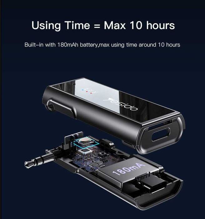 Yesido YAU41 Bluetooth-Передатчик для AUX 3.5 мм. Есть доставка