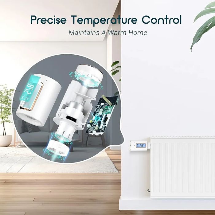 Топ Цена!Интелигентен WIFI термостат с LSD монитор