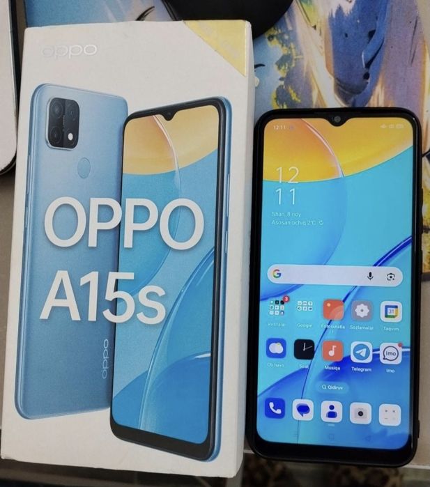 Telefon sotiladi OPPO A 15s 4/64 sotiladi+5ta chixoli bilan