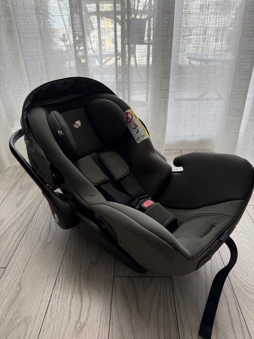 Scoica auto pentru copii Joie I-Size I-Level Pro Signature, inclinabila, 40-87 cm Evergreen