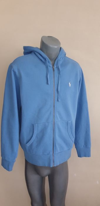 POLO Ralph Lauren Cotton Sport Full Zip Hoodie Mens Size / М  НОВО!ОРИГИНАЛ! Мъжка Качулка с цял цип!
