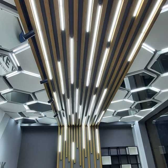 Реечние грильято потолок (Grilliato Grilyato reychniy potolok) 3