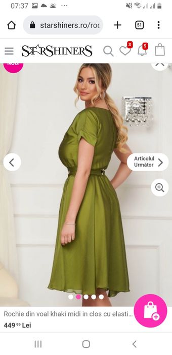Rochie starshiners XL