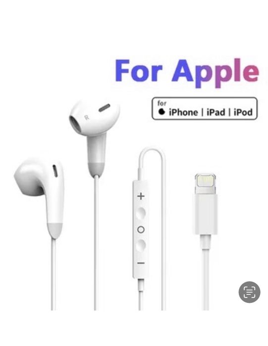 Pachet 3 in 1 Adaptor + Cablu Date + Casti Compatibil Iphone