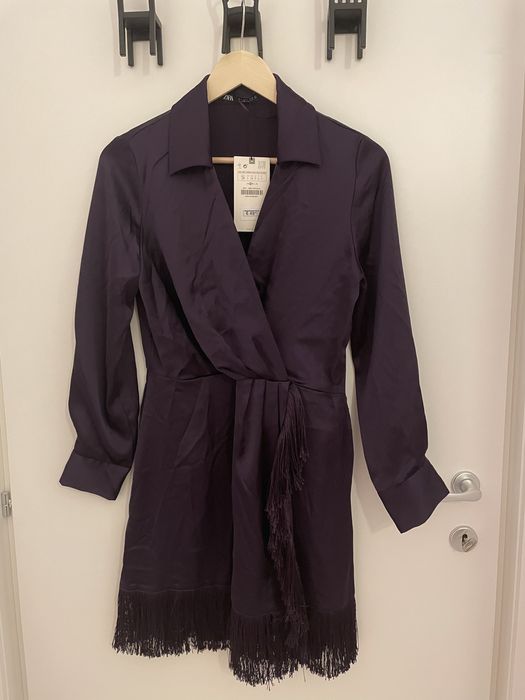 Rochie cu franjuri Zara S