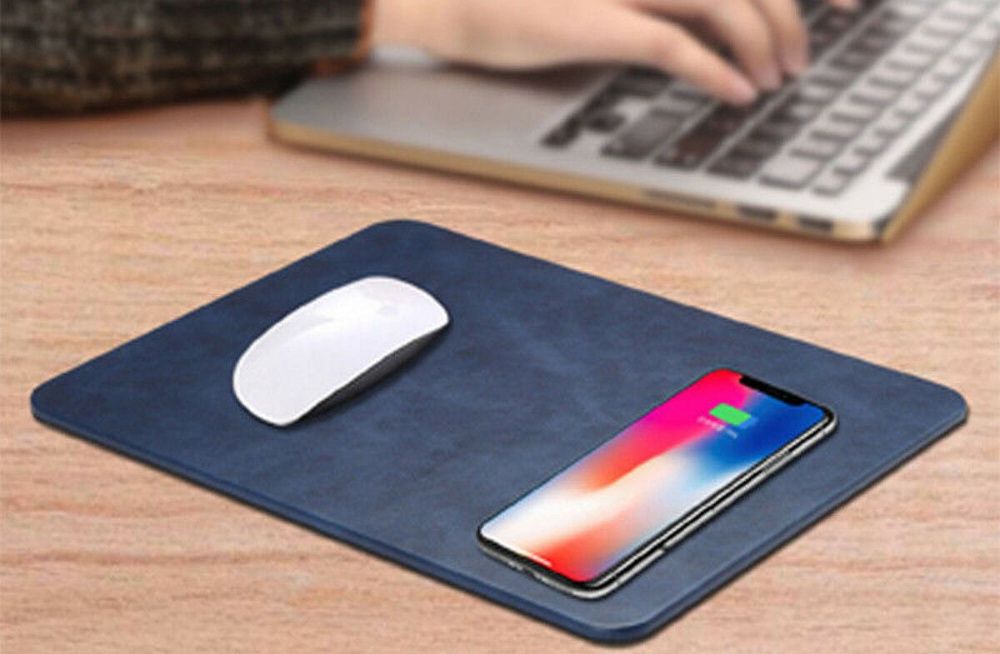 Mouse pad 2 in 1 cu incarcator Wireless lateral. Nou! Samsung 8, 8 plu