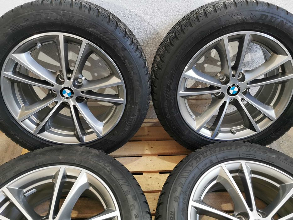 Jante Originale BMW seria 5 G30/G31 . R 17 cu anvelope de iarna