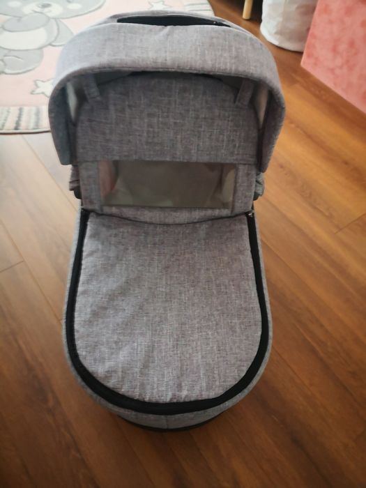 Количка Cangaroo icon 3 в 1-зимен, летен кош, столче за колата, чанта