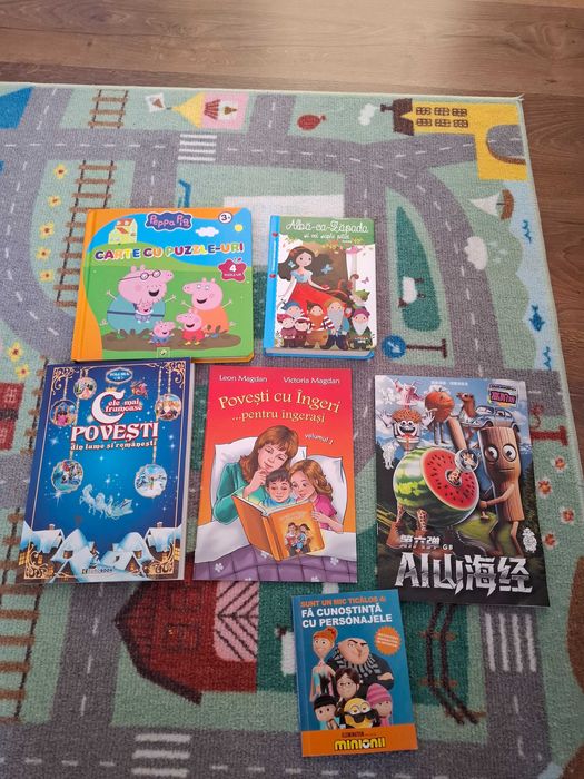 Carte puzzle Pepa pig , povesti ,colorat