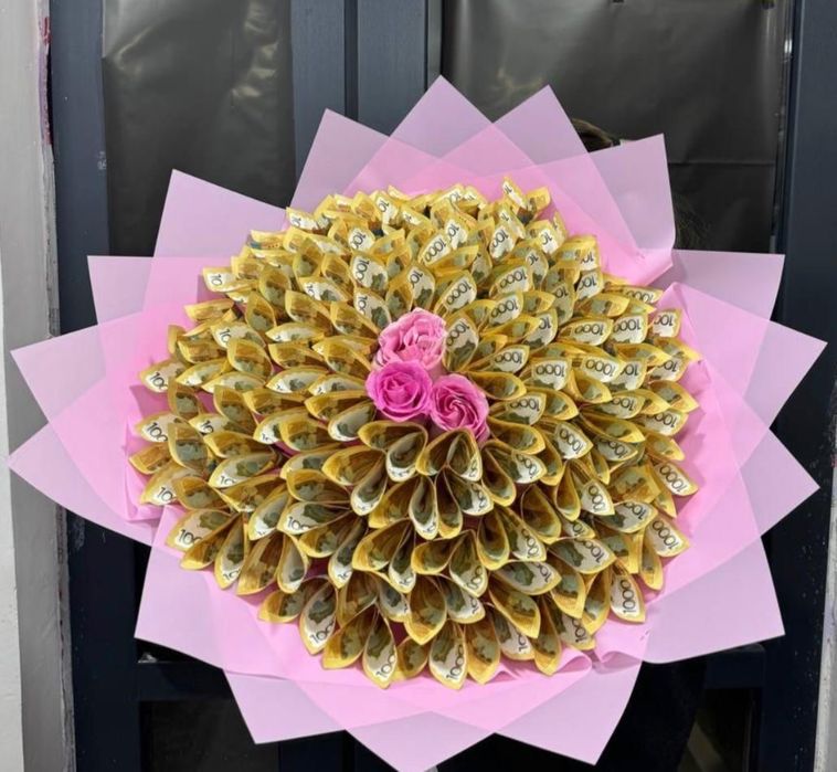 Денежный букет, букеты,букет