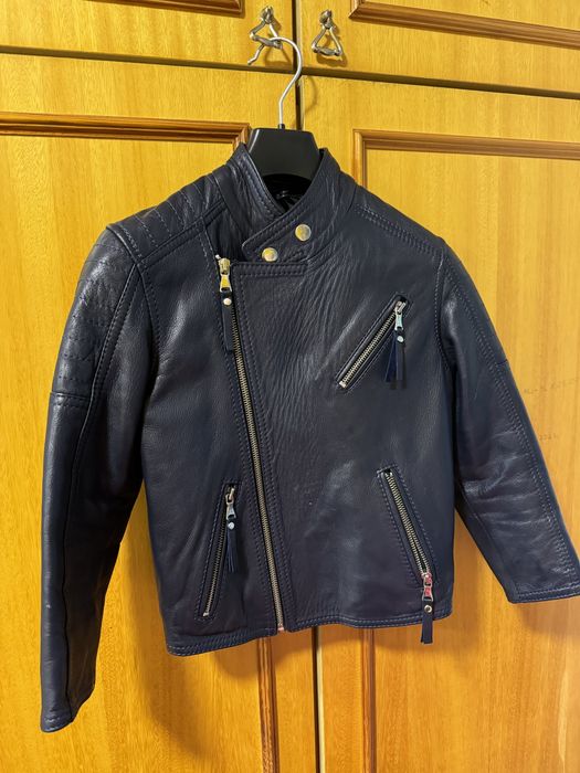 Кожено яке, естественна кожа, ръст до 122