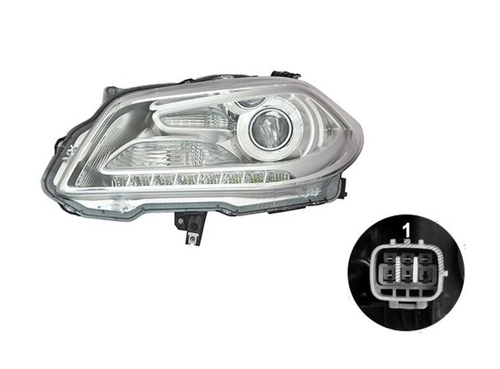 Far Suzuki Sx4 S-Cross, 05.2013-10.2016, fata, stanga/dreapta, xenon; cu LED daytime running light; D4S; electric; fara unitate control; fara ballast; cu motor