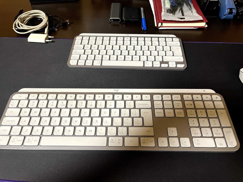 Клавиатура LOGITECH MX KEYS S Pale Gray