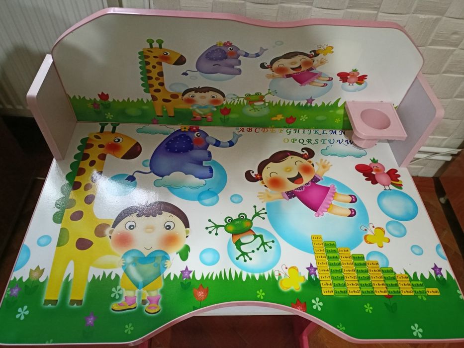 Birou interactiv cu scăunel,copii