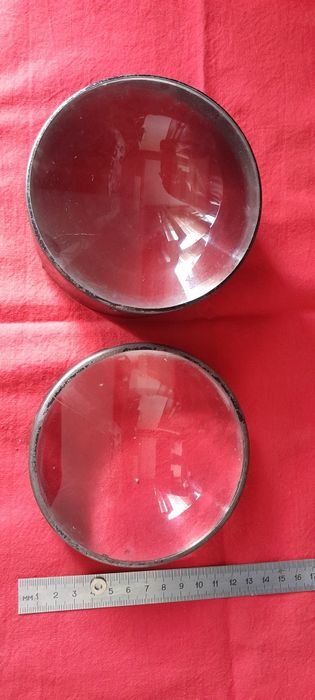 лупа  стекло линзы 11 см оригинал СССР