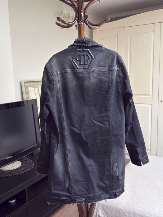 Дънково яке РР, черно-сиво, s размер