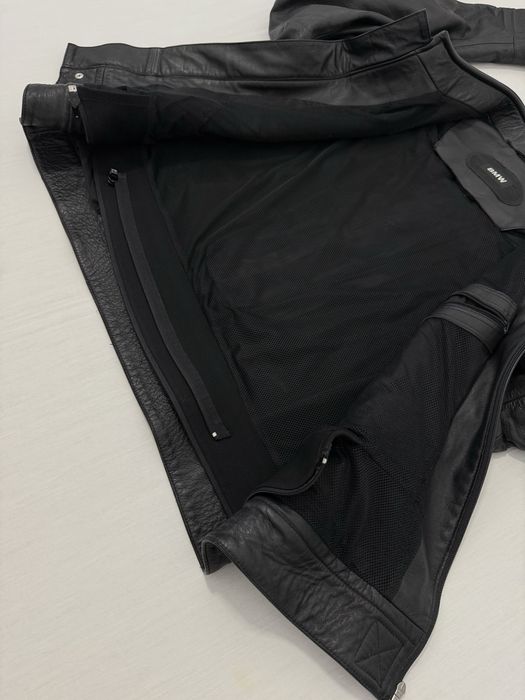 Geaca Moto BMW (58 XXL) Motorad Piele motociclist chopper cruiser biker protectii