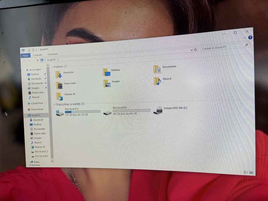 Sistem  PC  ca  nou unitate Deel  generatie 7 monitor led curbatr  Sam