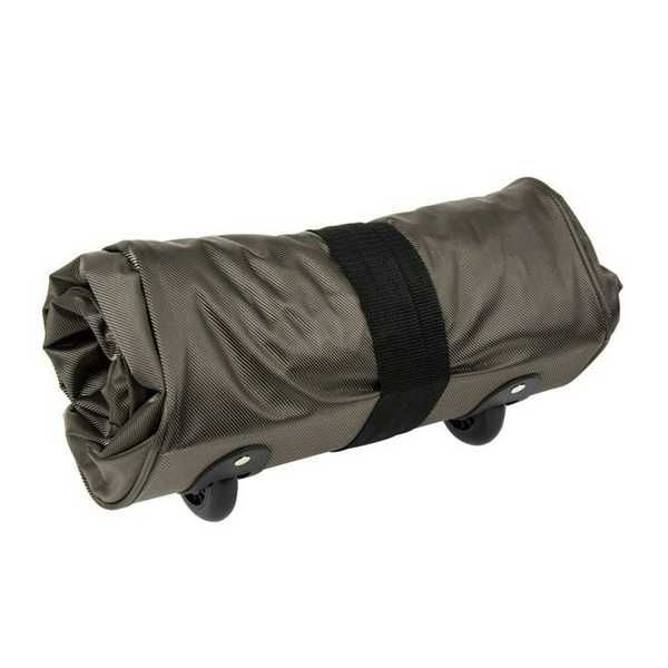 Сгъваем сак - куфар с колелца, 102л., Зелен