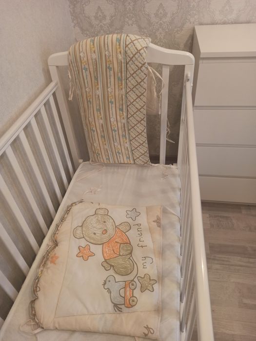 Срочно продам кровать от 0 до 3 лет