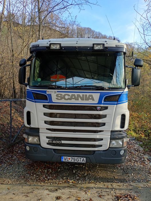 Ansamblu Scania R400+ remorca basculabila Muller