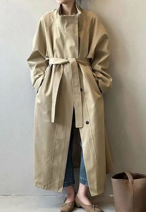 тренч длинный casual